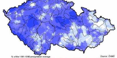 捷克雨的地图