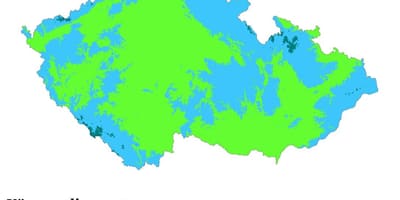 捷克共和国气候地图